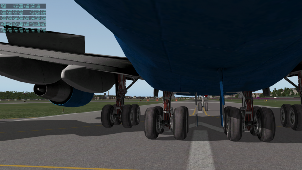 Detailliertes Fahrwerk, ...